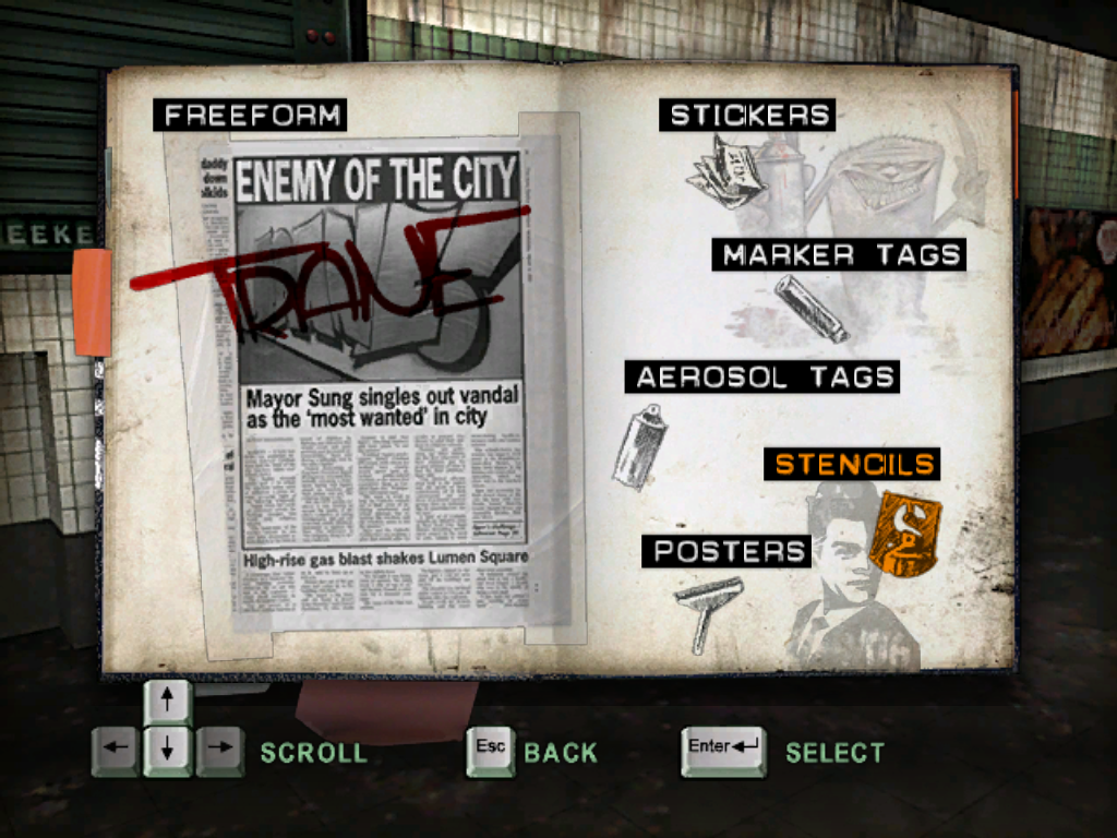 Marc Ecko's Getting Up: Contents Under Pressure [Limited Edition] screenshot 3 for Playstation 2
